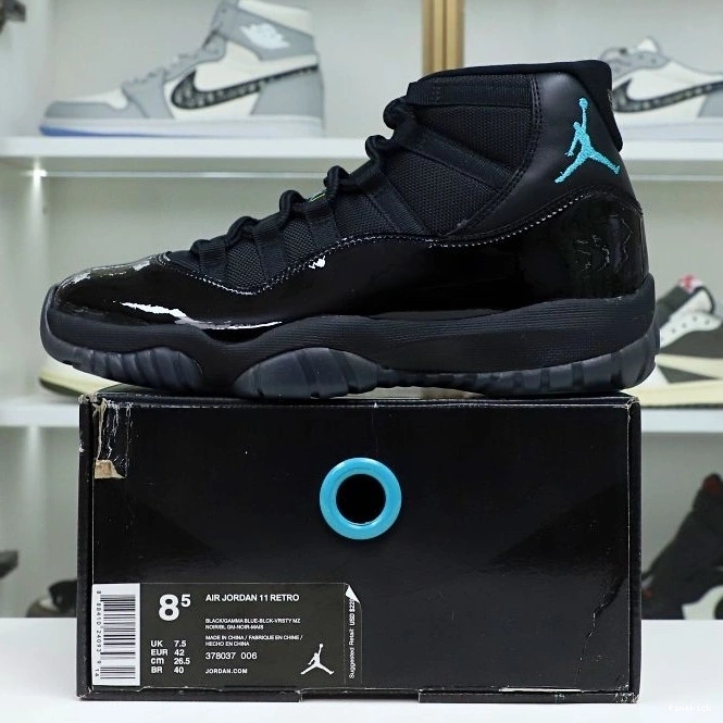 11 JORDAN BLUE RETRO AIR GAMMA 0223